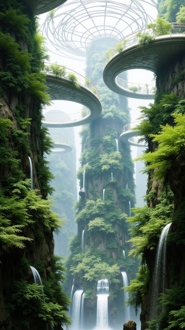 图片[4]-未来空中花园手机壁纸-51jz
